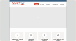 Desktop Screenshot of powervacbrasil.com.br